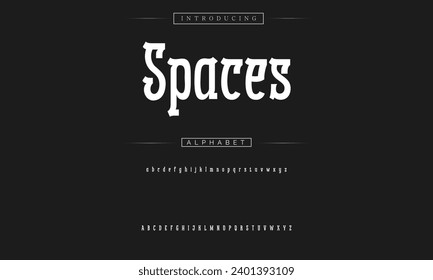 Elegant Font Uppercase Lowercase and Number. Classic Lettering Minimal Fashion Designs. Typography modern serif fonts regular decorative vintage concept. vector illustration