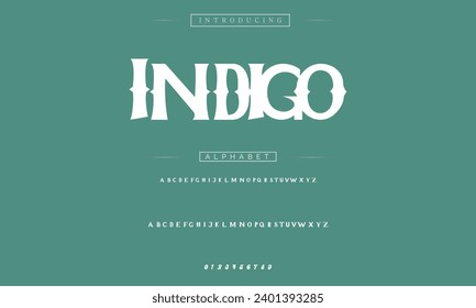 Elegant Font Uppercase Lowercase and Number. Classic Lettering Minimal Fashion Designs. Typography modern serif fonts regular decorative vintage concept. vector illustration