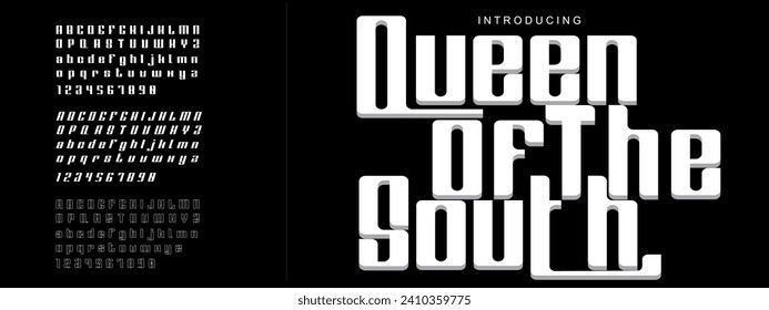 Elegant Font Uppercase Lowercase and Number. Classic Lettering Minimal Fashion Designs. Typography modern fonts regular decorative concept. vector illustration