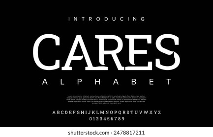 Elegant Font Uppercase Lowercase and Number. Classic Lettering Minimal Fashion Designs. Typography modern serif fonts regular decorative vintage concept.