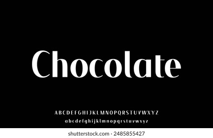 Elegant Font Uppercase Lowercase and Number. Classic Lettering Minimal Fashion Designs. Typography modern serif fonts regular decorative vintage vector illustration