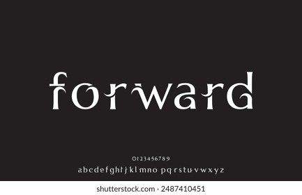 Elegant Font Uppercase Lowercase and Number. Classic Lettering Minimal Fashion Designs. Typography modern serif fonts regular decorative vintage concept.