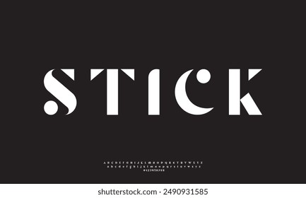 Elegante Número Minúscula En Mayúsculas Y Y Y comercial. Diseños de moda minimalistas con letras clásicas. Tipografía moderna serif Fuentes concepto decorativo vintage regular. Ilustración vectorial