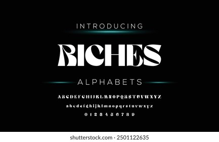 Elegant Font Uppercase Lowercase Number And Ampersand. Classic Lettering Minimal Fashion Designs. Typography modern serif fonts regular