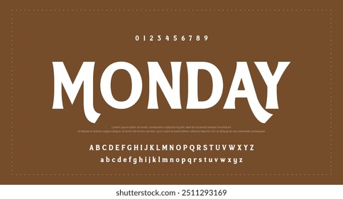 Elegant Font Uppercase Lowercase And Number. Classic Lettering Minimal Fashion Designs. Typography modern serif fonts regular decorative
