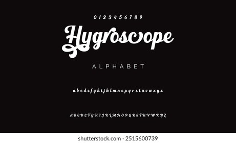 Elegant Font Uppercase Lowercase and Number. Classic Lettering Minimal Fashion Designs. Typography modern serif fonts regular decorative vintage concept. vector illustration