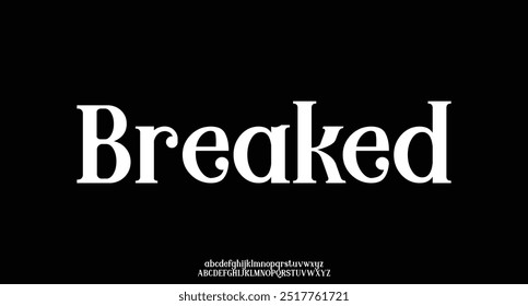 Letra elegante maiúscula minúscula e número. Clássico Lettering minimal Fashion Designs. Tipografia modernas fontes serif conceito vintage decorativo regular. ilustração vetorial