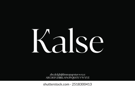 Letra elegante maiúscula minúscula e número. Clássico Lettering minimal Fashion Designs. Tipografia moderna serif fontes decorativo regular vintage conceito.