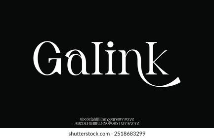 Letra elegante maiúscula minúscula e número. Clássico Lettering minimal Fashion Designs. Tipografia moderna serif fontes decorativo regular vintage conceito.