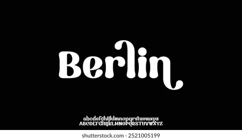 elegant Font Uppercase Lowercase and Number. Classic Lettering Minimal Fashion Designs. Typography modern serif fonts regular decorative vintage concept. vector illustration