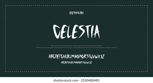 Fonte elegante maiúscula minúscula e número. fonte casamento, Classic Lettering minimal Fashion Designs. Tipografia modernas fontes serif conceito vintage decorativo regular. ilustração vetorial