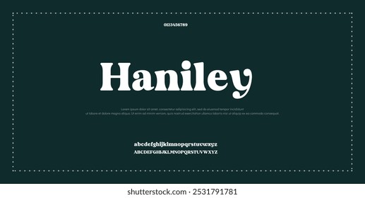 Elegant Font Uppercase Lowercase and Number. wedding font, Classic Lettering Minimal Fashion Designs. Typography modern serif fonts regular decorative vintage concept. vector illustration