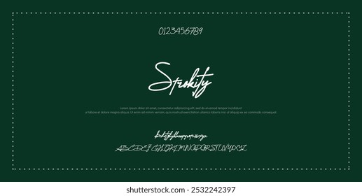 Elegant Font Uppercase Lowercase and Number. wedding font, Classic Lettering Minimal Fashion Designs. Typography modern serif fonts regular decorative vintage concept. vector illustration