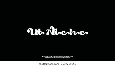 Elegant Font Uppercase Lowercase and Number. Classic Lettering Minimal Fashion Designs. Typography modern serif fonts regular decorative vintage concept. vector illustration
