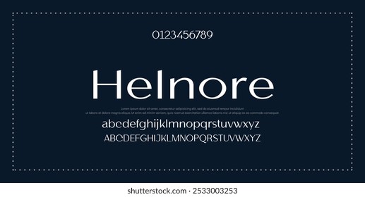 Letra Elegante Maiúscula Minúscula E Número. Clássico Lettering minimal Fashion Designs. Tipografia modernas fontes serif conceito vintage decorativo regular. ilustração vetorial