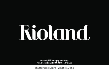 Elegant Font Uppercase Lowercase Number And Ampersand. Classic Lettering Minimal Fashion Designs. Typography modern serif fonts regular decorative vintage concept. vector illustration