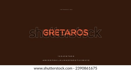 Elegant Font Uppercase Lowercase and Number. Classic Lettering Minimal Fashion Designs. Typography modern Sen serif fonts regular decorative vintage concept. vector illustration