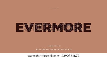 Elegant Font Uppercase Lowercase and Number. Classic Lettering Minimal Fashion Designs. Typography modern Sen serif fonts regular decorative vintage concept. vector illustration