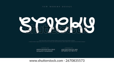 Elegant Font Uppercase Lowercase and Number. Classic Lettering Minimal Fashion Designs. Typography modern serif fonts regular decorative vintage concept. vector illustration