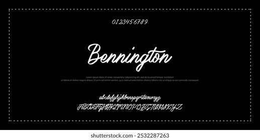 Elegant Font Uppercase Lowercase. Elegant Script Font Classic Lettering Minimal Fashion Designs. Typography modern serif fonts regular decorative vintage concept. vector illustration