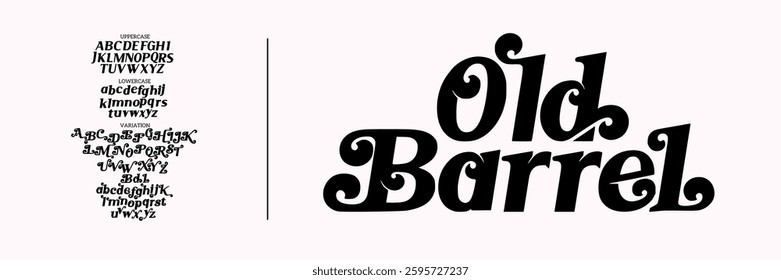 Elegant Font Uppercase Lowercase and variation. Classic Lettering Minimal Fashion Designs. Typography modern serif fonts regular decorative vintage concept. vector illustration. 
