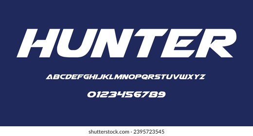 Elegant Font Uppercase and Number.