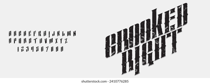 Elegant Font Uppercase and Number. Classic Lettering Minimal Fashion Designs. Typography modern fonts regular decorative concept. vector illustration