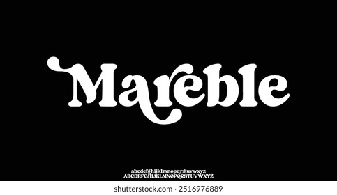 Elegant Font Uppercase and Number. Classic Lettering Minimal Fashion Designs. Typography modern serif fonts regular decorative vintage concept. vector illustration