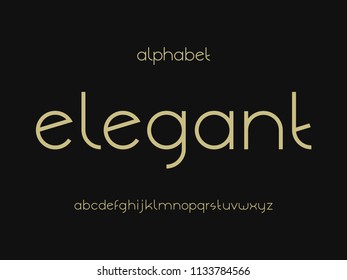 Classic Elegant Luxury Alphabet Letters Font Stock Vector (Royalty Free ...