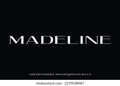 Elegant font vector design suitable for brand, logo, headline, poster, magazine and many more