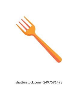 Elegante Ilustración vectorial de tenedor, utensilios de cocina de diseño de Vector.