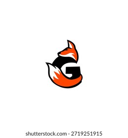 Elegante Fuchs Letter G Form, die Schaffung eines glatten und stilvollen Logo für Premium-Branding und kreatives Design