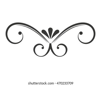elegant frame decoration isolated vector illustration design