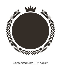 elegant frame decoration isolated vector illustration design