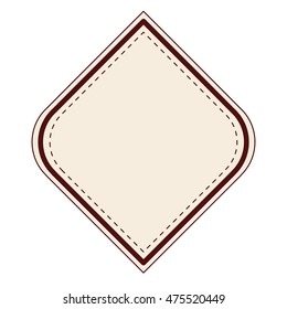 elegant frame decoration isolated vector illustration design