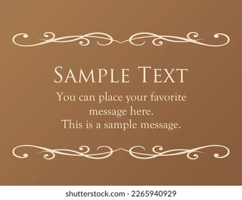elegant frame. design template. A set of gorgeous frames.