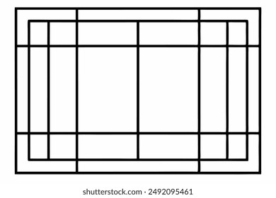 Elegant Frame Design with White Background, Vector Illustration, Cartoons, Clipart, Line Art, Elegant frame design vector with white background, perfect for illustrations, cartoons, clipart, and line 