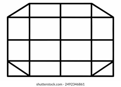 Elegant Frame Design with White Background, Vector Illustration, Cartoons, Clipart, Line Art, Elegant frame design vector with white background, perfect for illustrations, cartoons, clipart, and line 
