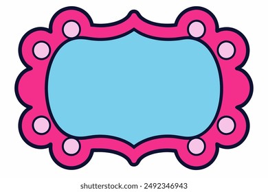 Elegant Frame Design with White Background, Vector Illustration, Cartoons, Clipart, Line Art, Elegant frame design vector with white background, perfect for illustrations, cartoons, clipart, and line 