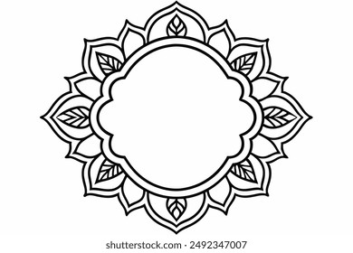 Diseño de marco elegante con fondo blanco, Ilustración vectorial, dibujos animados, Clipart, arte de línea, Vector de diseño de marco elegante con fondo blanco, perfecto para ilustraciones, dibujos animados, Clipart y línea 