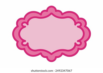 Elegant Frame Design with White Background, Vector Illustration, Cartoons, Clipart, Line Art, Elegant frame design vector with white background, perfect for illustrations, cartoons, clipart, and line 