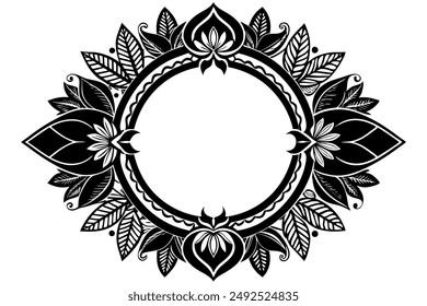 Elegant Frame Design with White Background, Vector Illustration, Cartoons, Clipart, Line Art, Elegant frame design vector with white background, perfect for illustrations, cartoons, clipart, and line 