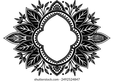 Elegant Frame Design with White Background, Vector Illustration, Cartoons, Clipart, Line Art, Elegant frame design vector with white background, perfect for illustrations, cartoons, clipart, and line 