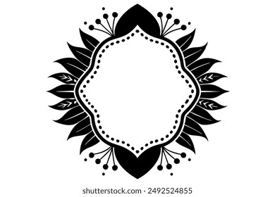 Elegantes Rahmendesign mit weißem Hintergrund, Vektorillustration, Cartoons, Clipart, Line Art, Elegante Rahmendesign-Vektorgrafik mit weißem Hintergrund, ideal für Illustrationen, Cartoons, Clipart und Linie 