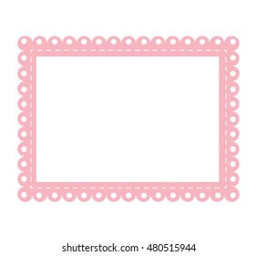elegant frame icon isolated vector illustration design