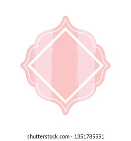 elegant frame isolated icon