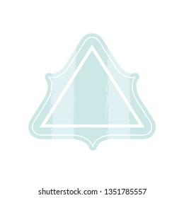 elegant frame isolated icon