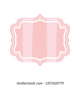 elegant frame isolated icon