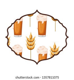 elegant frame isolated icon