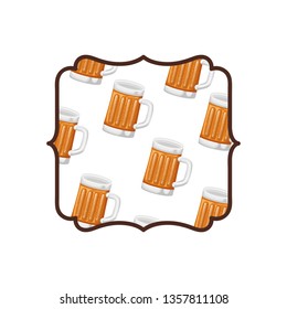 elegant frame isolated icon